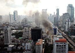 日韩大使馆发生火灾视频,紧急救援与损失评估